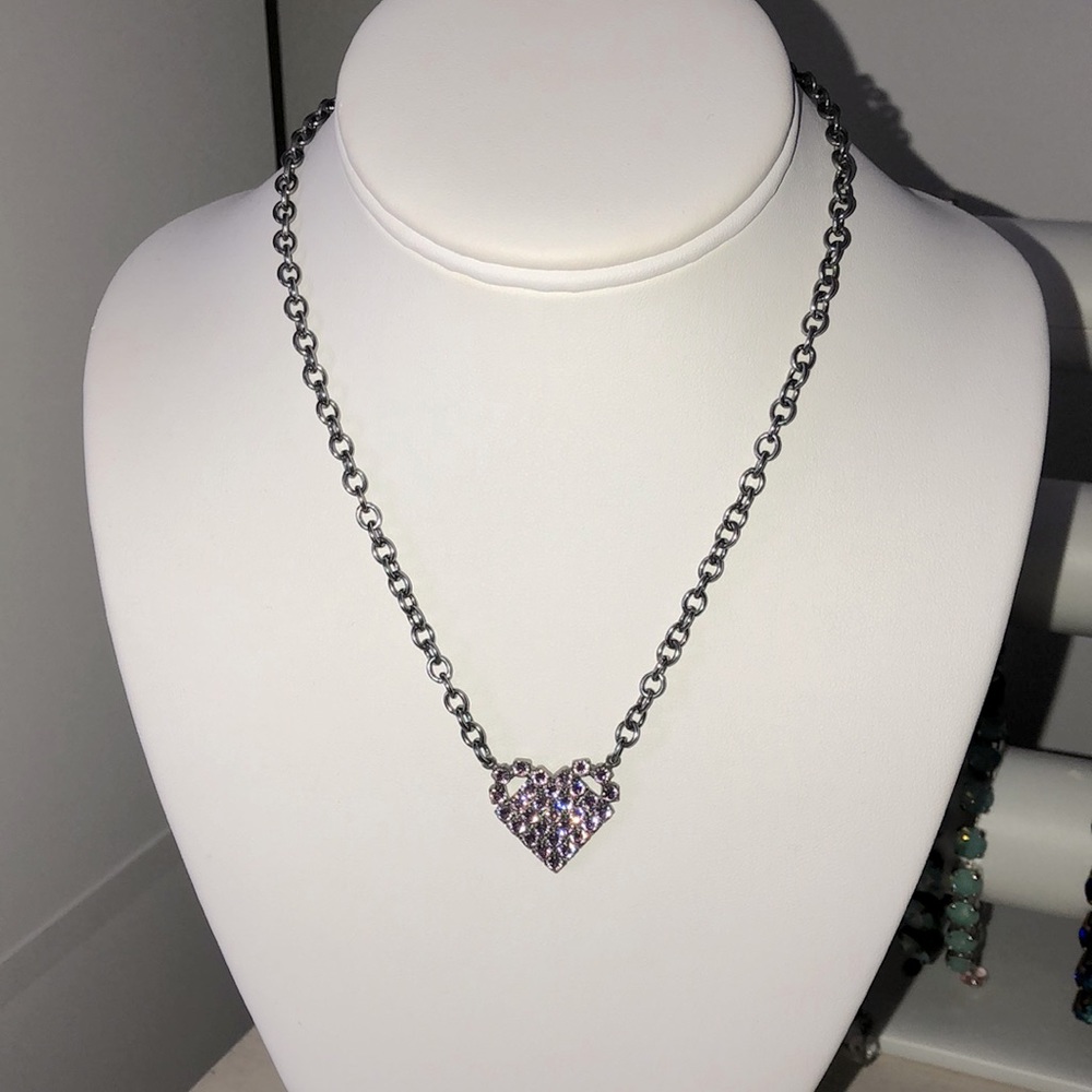SABIKA WATERCOLORS HEART NECKLACE